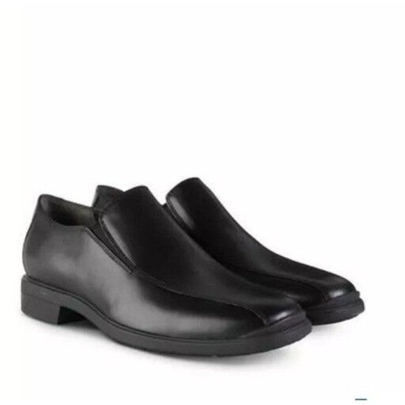 Cole Haan Mens Air Stylar Loafer Black Leather 9.5 M Dress Shoes Rts $99 main image 5